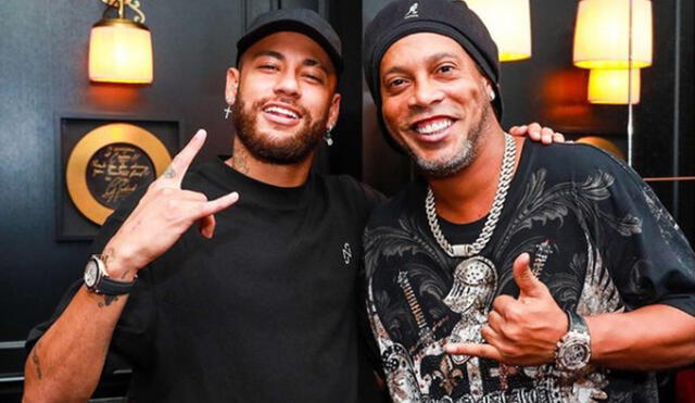Los dos personajes compartieron fotografías de su encuentro en las redes sociales. Foto: Instagram/Neymar