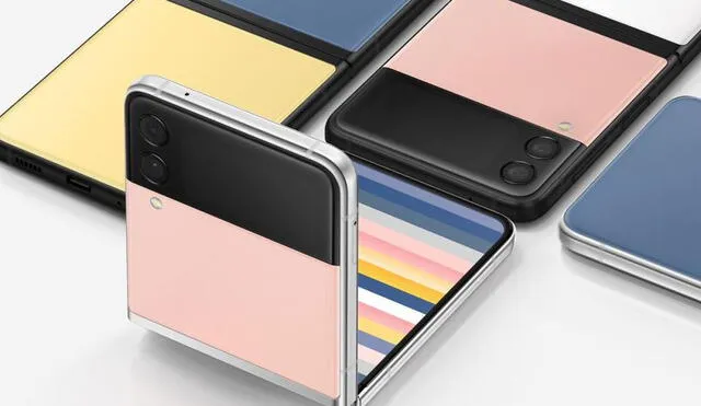 Galaxy Bespoke Studio te permite elegir el color del frente, la parte posterior y el marco del teléfono. Foto: Samsung