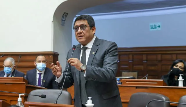 El legislador Héctor Ventura de Fuerza Popular no estuvo presente en la reunión que sostuvo Mirtha Vásquez con la bancada fujimorista, en el marco de las "rondas de diálogo por la gobernabilidad". Foto: Congreso