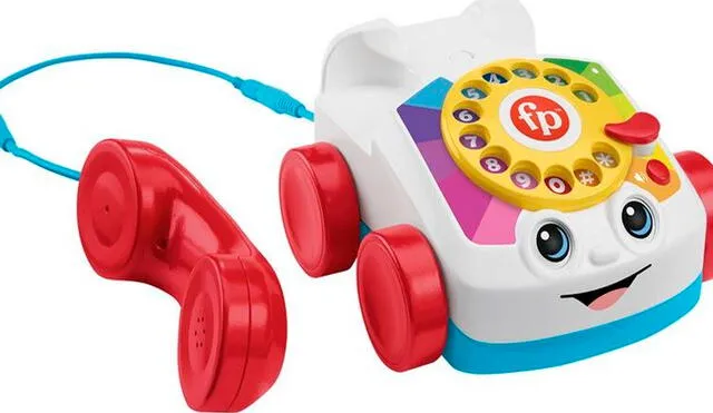 Este dispositivo fue lanzado por el 60 aniversario del juguete Chatter telephone. Foto: Fisher-Price