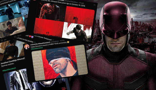 Los fanáticos quieren el regreso de Charlie Cox como Matt Murdock, alias Daredevil, en el UCM. Foto: composición/captura de Twitter
