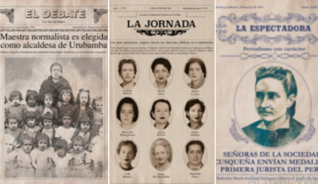 A las portadas se le denomina “impostoras” porque nunca existieron, pero los hechos que narran sí son reales. Foto: captura de Archivo de la Mujer Peruana