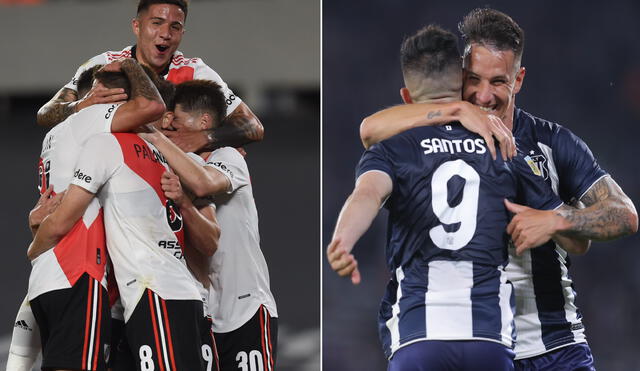 River Plate visita a Talleres de Córdoba por la fecha 17 de la Liga Profesional. Foto: Composición/Twitter