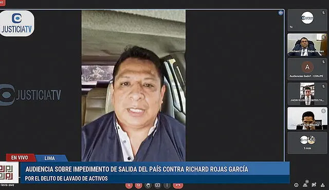 Audiencia. El juez consideró que la defensa de Richard Rojas no refutó las contradicciones en su declaración a la Fiscalía. Foto: captura Justicia TV