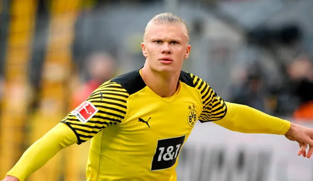 Erling Haaland firmó por el Borussia Dortmund en diciembre de 2019. Foto: EFE