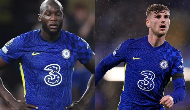 Lukaku y Werner no pudieron terminar el primer tiempo ante Malmö. Foto: Composición LR