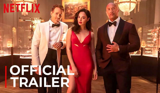 Red notice se estrena el 12 de noviembre de 2021 por streaming. Foto: Netflix