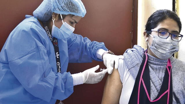 Vacunación sigue en Tacna. Foto: La República