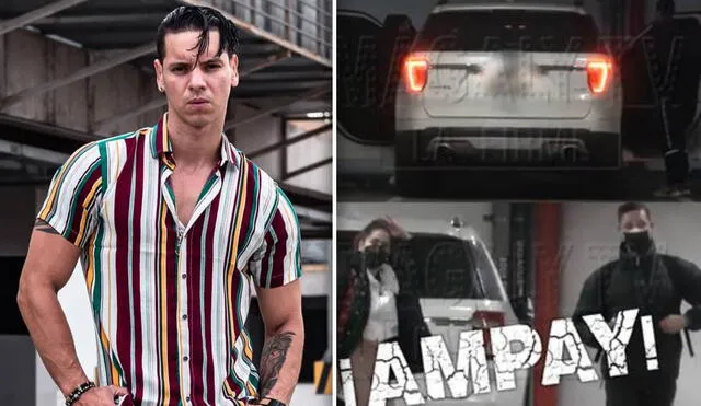 El bailarín Anthony Arce aún no se pronuncia sobre el ampay junto con Melissa Paredes en Miraflores. Foto: composición Instagram / ATV