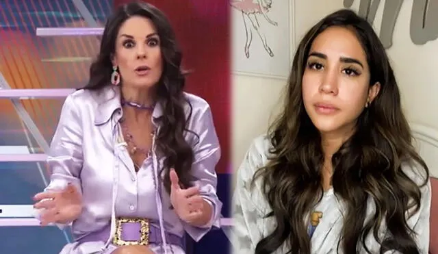 Rebeca Escribens se refirió a la polémica de Melissa Paredes. Foto: capturas América TV