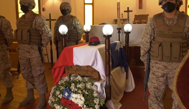 El "Solado Desconocido" recibió la categoría informal de "héroe" por haber participado en la guerra contra Perú y Bolivia. Foto: Ejército de Chile