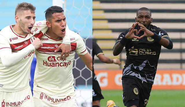 Universitario y Cusco chocarán hoy a las 3.30 p. m. (hora peruana). Foto: composición Liga 1