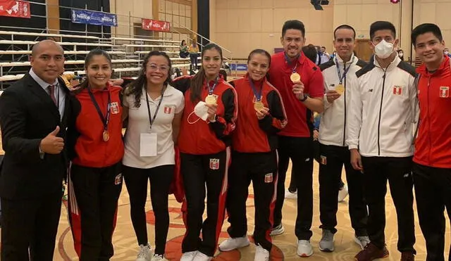 Delegación peruana campeona en el Panamericano de Karate. Foto: Sonqo/Twitter