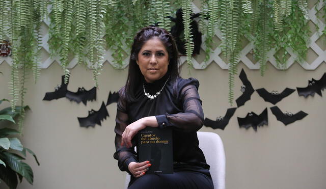 Cristina Luna del Pozo se estrena en la ficción con el libro “Cuentos del abuelo para no dormir". Fotografía: Gerardo Marin