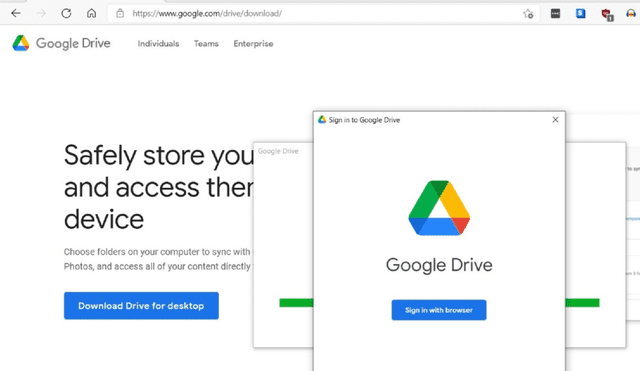 Descarga Google Drive para escritorio y sincroniza tus documentos. Foto: TecnologíaOnline