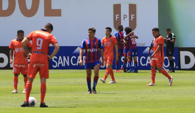 César Vallejo vs. Alianza Universidad se fueron al descanso en 2-1. Foto: @LigaFutProf/Twitter
