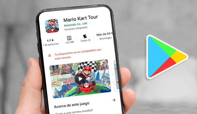 Mario Kart Tour tu dispositivo no es compatible con esta versión