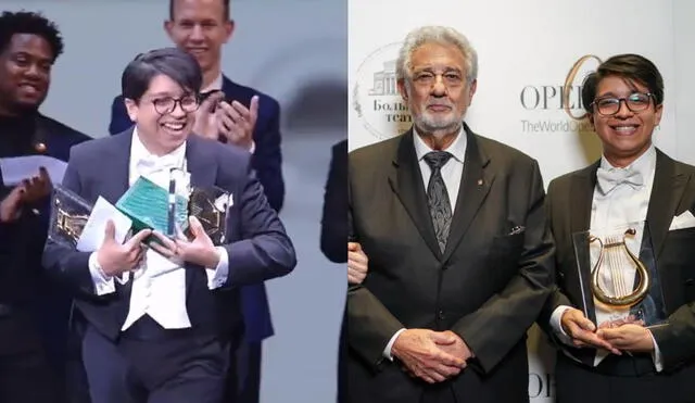 Iván Ayón-Rivas se llevó tres importantes premios a casa tras la gala Operalia, de Plácido Domingo. Foto: composición/captura de Operalia/P.Rychkov / Bolshoi Theatre