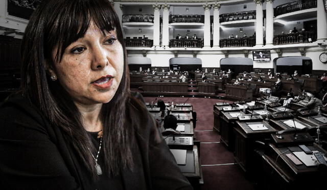 Mirtha Vásquez se presenta ante el pleno del Congreso este lunes para pedir el voto de confianza. Foto: composición de Jazmín Ceras/La República