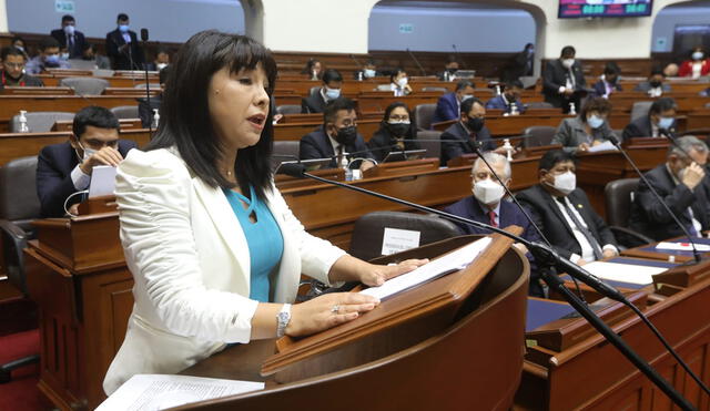 Presidenta de la PCM manifestó que buscan implementar mejores medidas en el sector salud. Foto: Congreso del Perú
