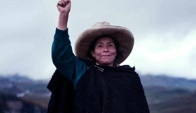 Máxima Acuña recibe el prestigioso Premio Ambiental Goldman. Foto: Conflictos Mineros en América Latina
