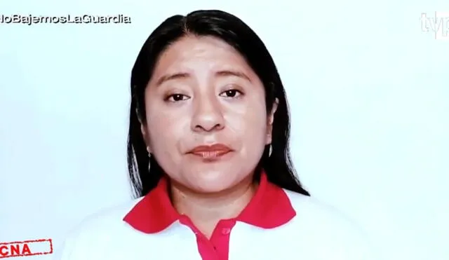 Nieves Limachi fue secretaria regional general de Tacna desde 2012 hasta 2014. Foto: captura de TV Perú
