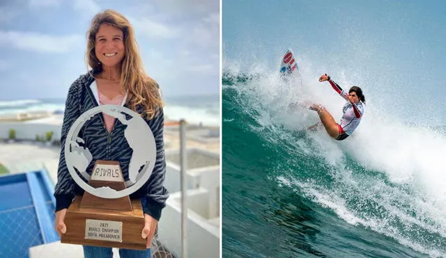 Sofía Mulanovich fue tres veces campeona mundial de surf. Foto: Instagram/ISSF