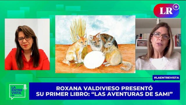 Roxana Valdivieso en La Entrevista con Paola Ugaz. Foto: captura/LR+