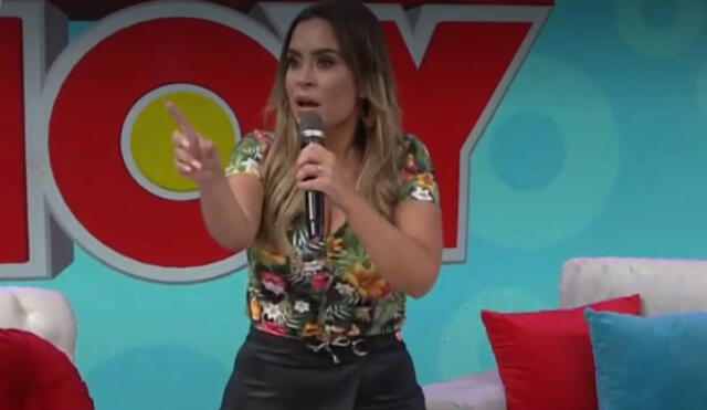 Ethel Pozo se mostró muy afectada por el escándalo de Melissa Paredes. Foto: captura América TV