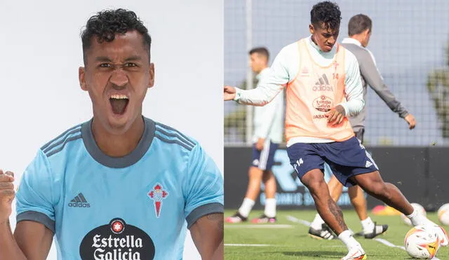 Renato Tapia llegó al Celta en la temporada pasada. Foto: composición/ RC Celta