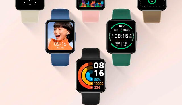 El Redmi Watch 2 llegaría en una gama de colores más amplia y contaría con una pantalla AMOLED de 1,6 pulgadas. Foto: Andro4all