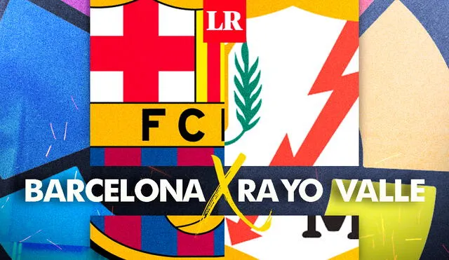 Barcelona visitará al Rayo Vallecano en la ciudad de Madrid. Foto: composición GLR