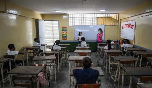 Unicef compartió un mapa de los estudiantes beneficiados con la presencialidad a nivel latinoamericano. Foto: AFP