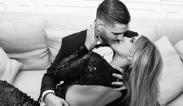 Wanda Nara y Mauro Icardi protagonizan tierno beso en su aniversario. Foto: Mauro Icardi/ Instagram