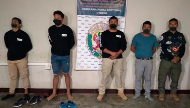 Serán encerrados en el penal de varones de Trujillo mientras duren las investigaciones. Foto: PNP