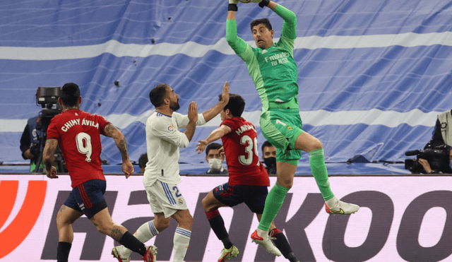 Real Madrid y Osasuna igualaron a cero goles en partido por LaLiga Santander. Foto: Agencia EFE