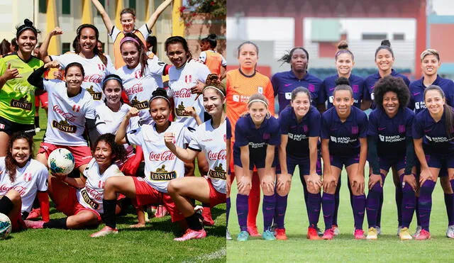 Este jueves 28 de octubre será el tercer amistoso de la Bicolor en este año. Foto: composición/ Selección Peruana/ Alianza Lima Femenino