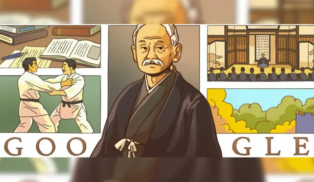 Google conmemora el natalicio número 161 del japonés Jigoro Kano. Foto: captura Google