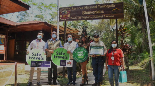 Mincetur entrega diploma de reconocimiento a la Reserva Nacional de Tambopata. Foto: Gore Madre de Dios.