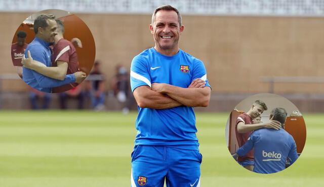 Sergi Barjuan será entrenador de FC Barcelona momentáneamente. Foto: composición FC Barcelona B/captura de pantalla