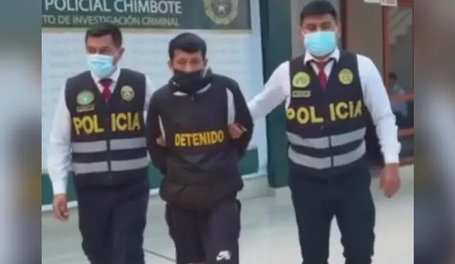 Torres Sánchez fue intervenido en el interior de un hostal en Chimbote. Foto: captura de video/Noticias Digital Áncash