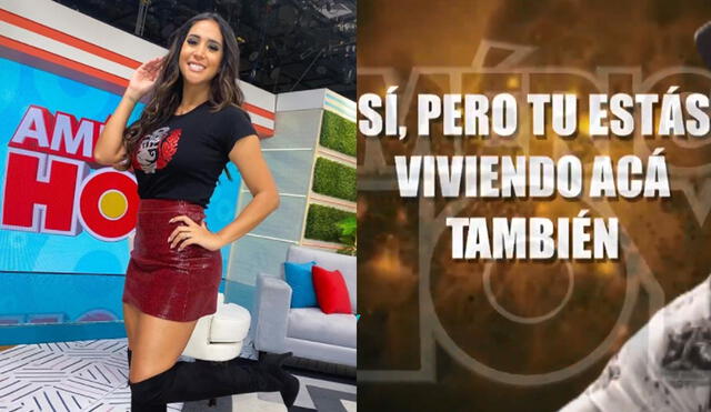 La modelo no se quedó callada y contó toda su verdad en América hoy. Foto: composición/captura de América TV/Melissa Paredes/Instagram