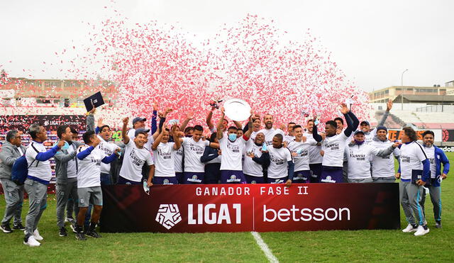 Alianza Lima terminó primero en la Fase 2 con solamente una derrota. Foto: Twitter Liga 1