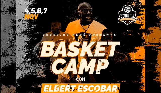 Basket Camp contará con la presencia del entrenador Elbert Escobar. Foto: Scouting Perú