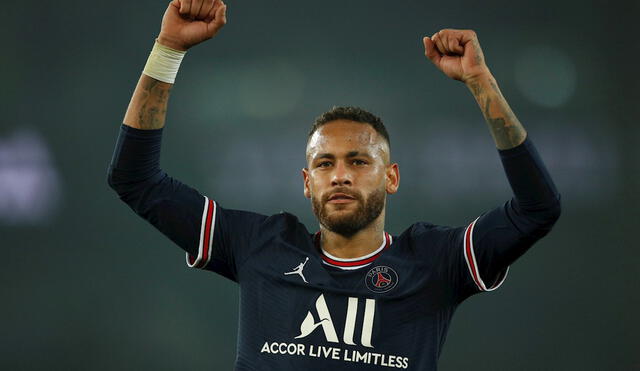 Neymar jugó los 90 minutos ante el Lille por la Ligue 1. Foto: EFE