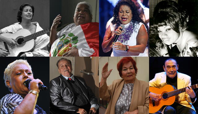 Este 31 de octubre se recordará a los máximos representantes de la música criolla. Foto: composición/La República