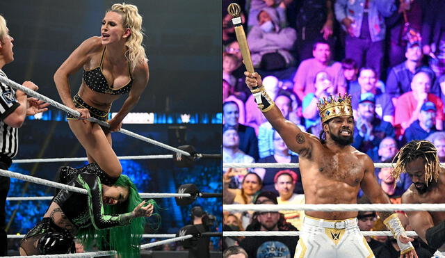 Charlotte y Xavier Woods fueron los protagonistas de SmackDown. Foto: WWE