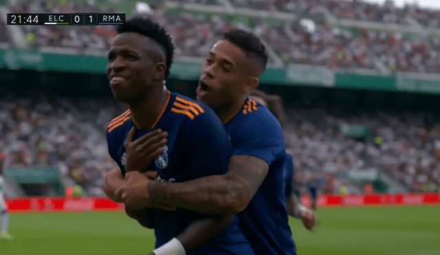 Gol de Vinicius Jr. Fuente: DIRECTV Sports