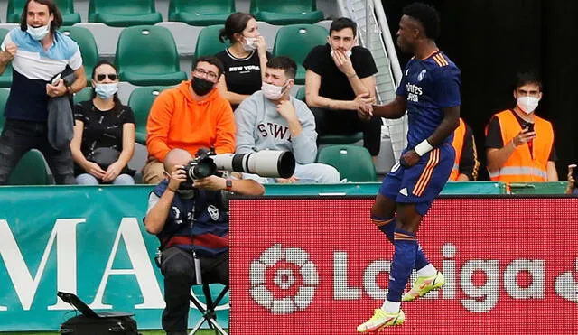 Vinícius Jr. ya lleva ocho goles con Real Madrid esta temporada. Foto: EFE