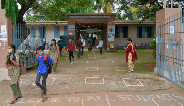 El organismo que se ocupa de la educación primaria en las escuelas públicas en India investigó el asunto. Foto: AFP